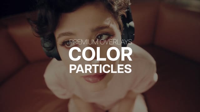 Premium Overlays Color Particles