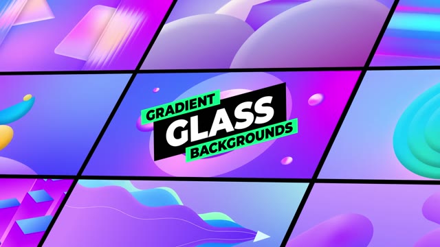 Gradient Glass Backgrounds