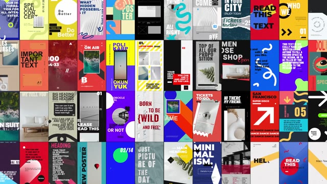 Bold Minimalism Posters