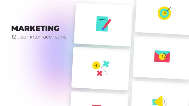 Marketing User Interface Icons