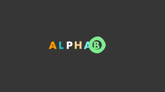 Splash Typography Alphabet