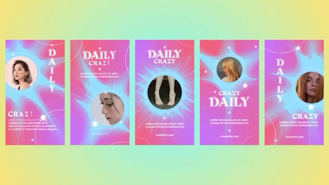 Abstract Stars Stories Pack