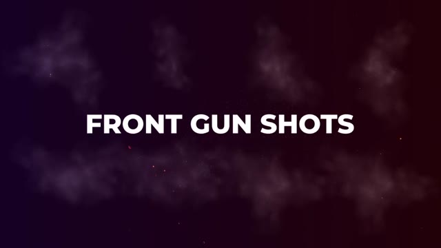 Front Gun Muzzle Flashes
