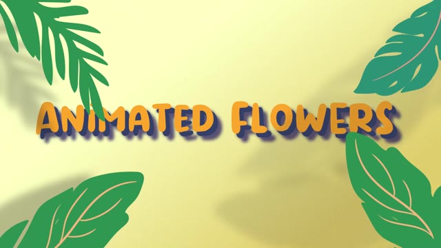 Animated Flowers 03 For After Effects