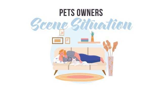 Pets Owners Scene Situation