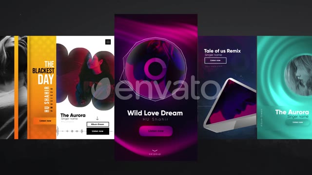 Instagram Modern Music Stories