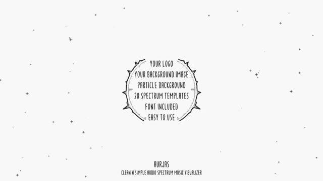 Clean And Simple Audio Spectrum Music Visualizer