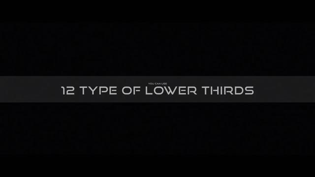 Glitch Modern Lower Thirds