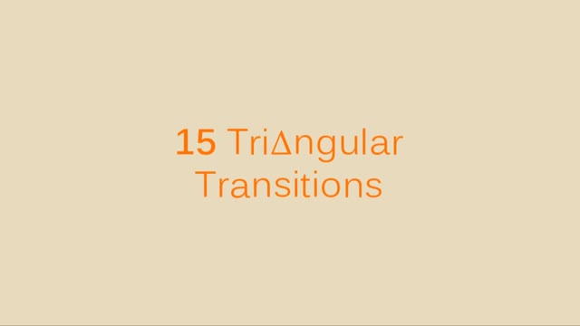 15 Triangular Transitions