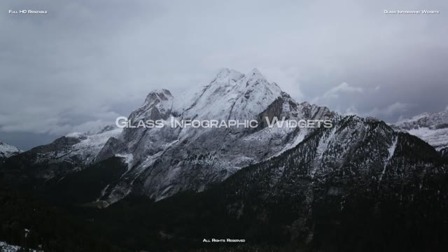 Glass Infographic Widgets
