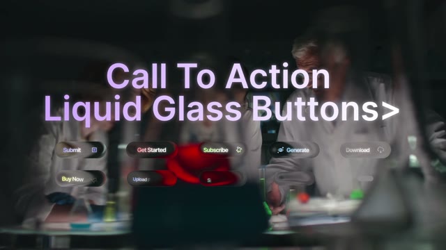 Call To Action Liquid Glass Buttons