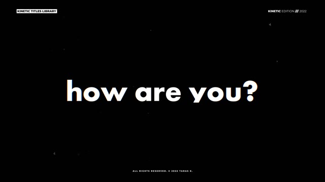 Glitches Typography After Effetcs