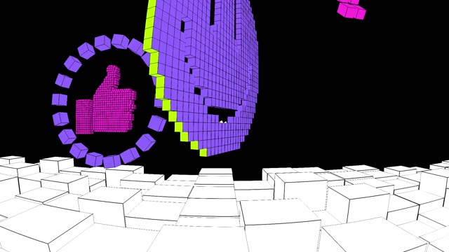 Voxel Rush Logo Reveal
