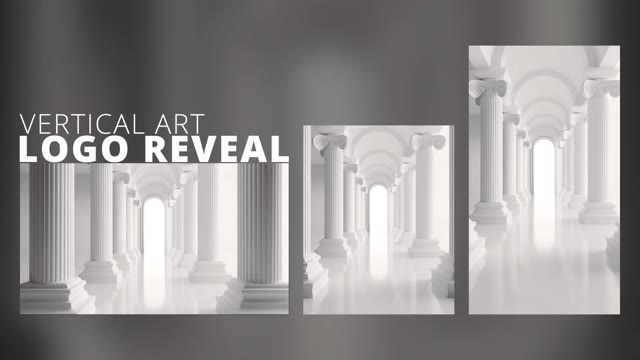 Vertical Art Logo Reveal
