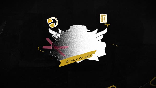 Grunge Hiphop Logo Reveal