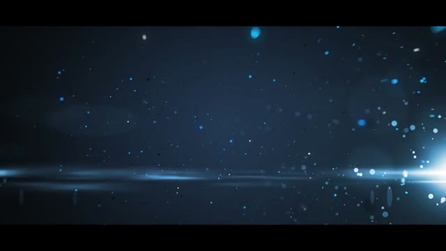 Glowing Particles Logo Reveal