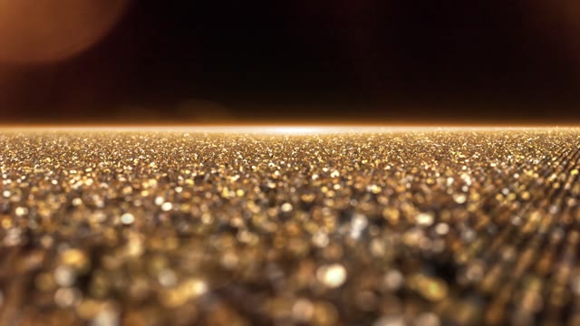Gold Luxury Elegant Shine Blow Particles Logo