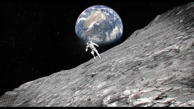 Astronaut On The Moon