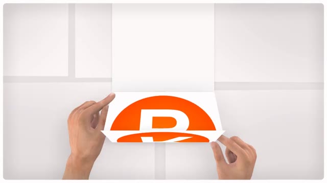 Hands And Paper Logo Reveal