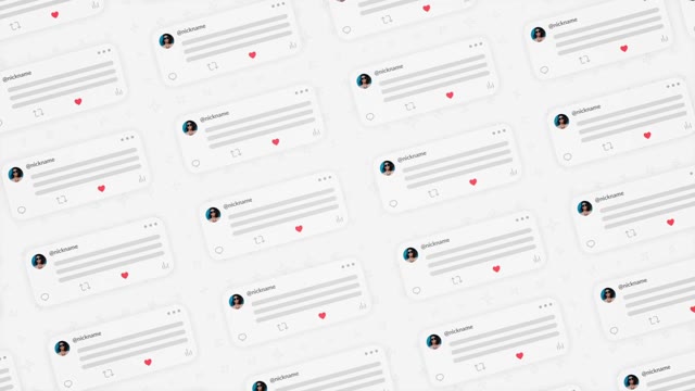 Twitter X Social Media Logo Intro