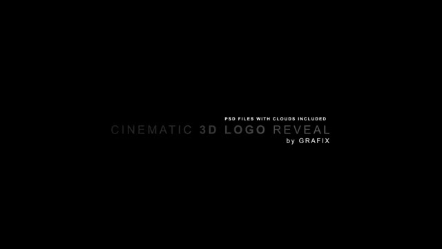 Cinematic 3D Logo Reveal