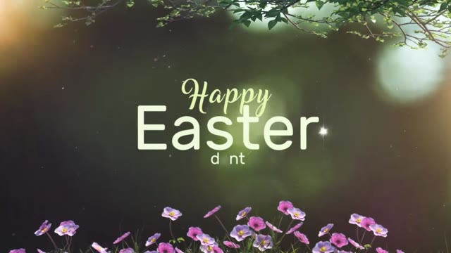 Floral Easter Egg Ident