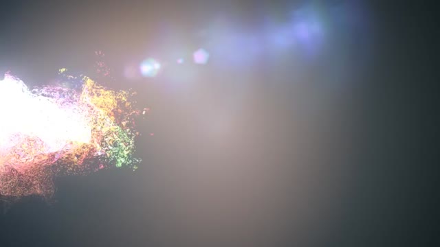 Glowing Particles Logo Reveal 3