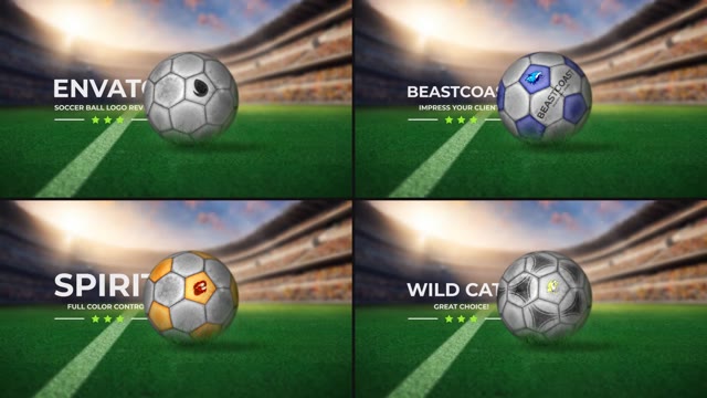 Soccer Ball Logo Reveals After Effects