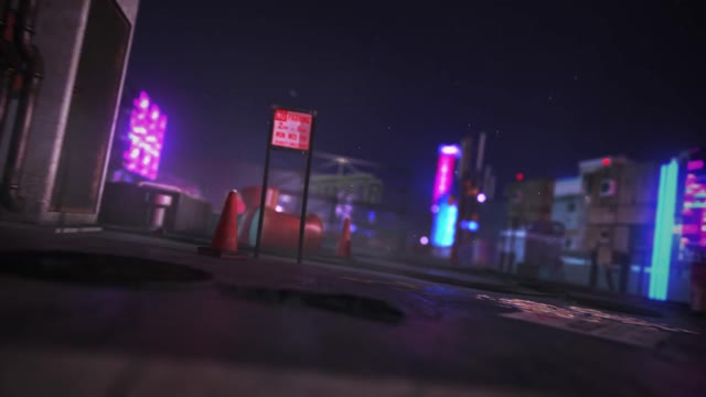 Neon Rooftop Logo Reveal