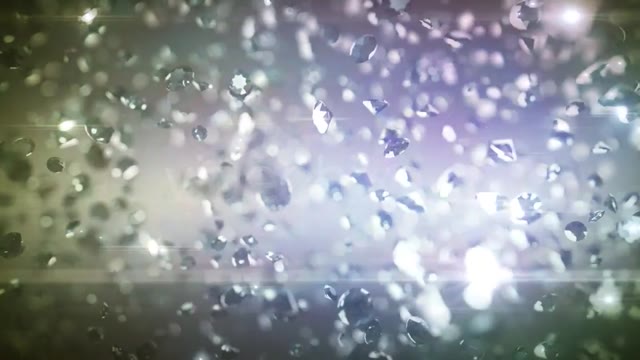 Diamonds Element 3D Logo Text Reveal