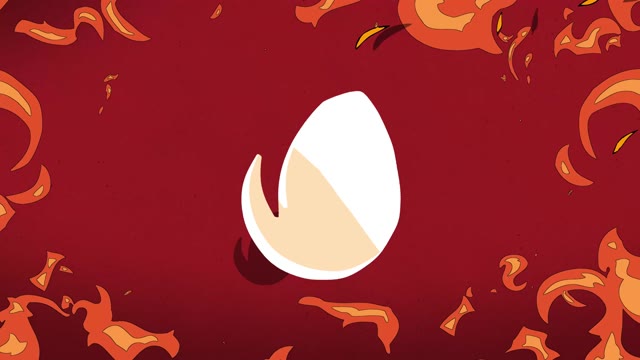 Cartoon Fire Logo Opener For After Effects