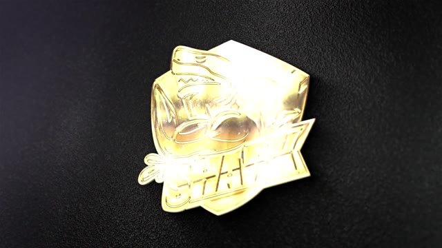 Gold Metal Logo Reveal
