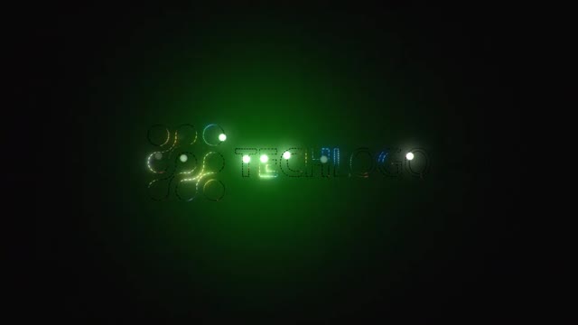 Glitchy Stroke Flash Logo Intro