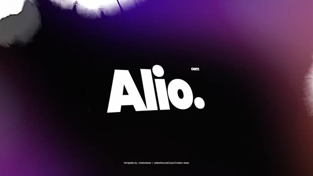 Alio Dynamic Glitch Logo
