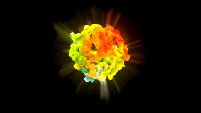Colorful Particle Logo Reveal