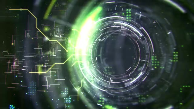 Scifi Futuristic Hud Logo Reveal