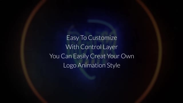 Grunge Neon Logo Reveal