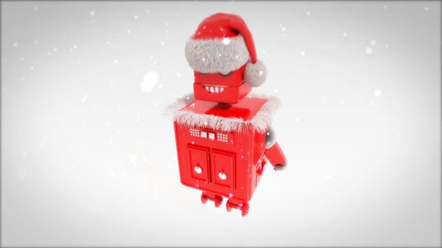 Merry Christmas With Robot Roby