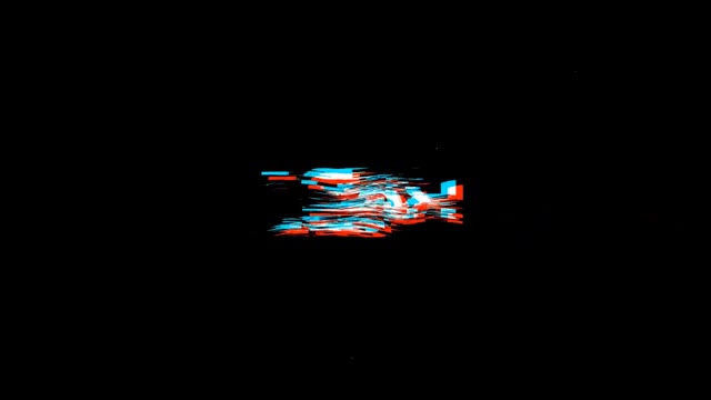 Minimal Wave Glitch Logo