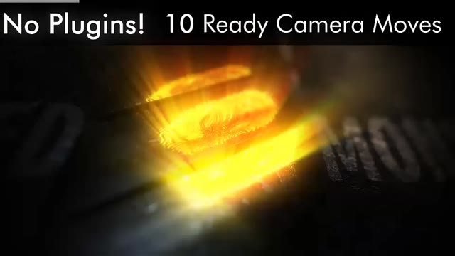 Shining Gold Cinematic Logo And Titles Epic Reveal