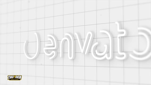 Clean 3D Stroke Logo Reveal