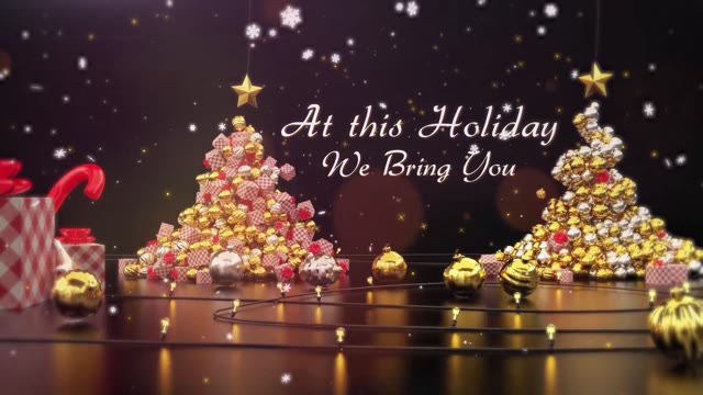 Christmas Card Logo For After Effects