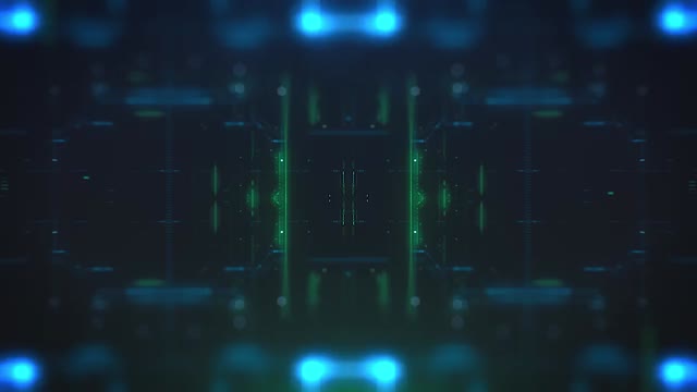 4K Digital Technology Logo Reveal