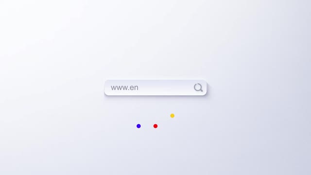 Clean Simple Search Logo Reveal