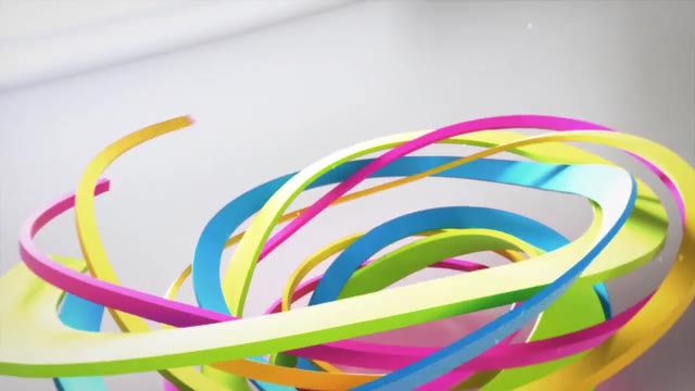 Clean Ribbon Logo Reveal