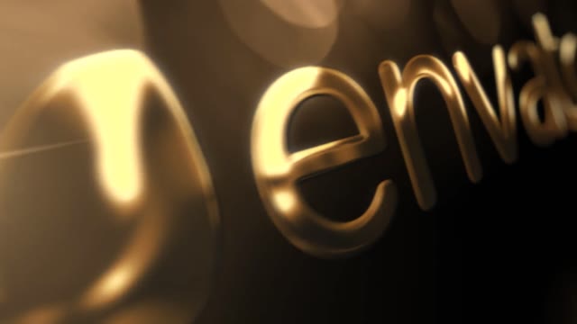 Elegant Gold Logo Reveal