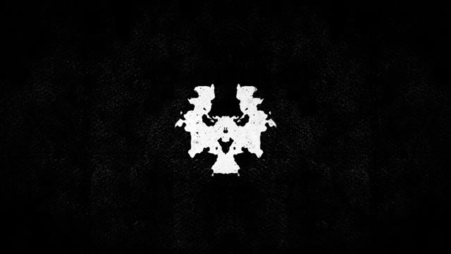 Rorschach Ink Blots Horror Logo Reveal