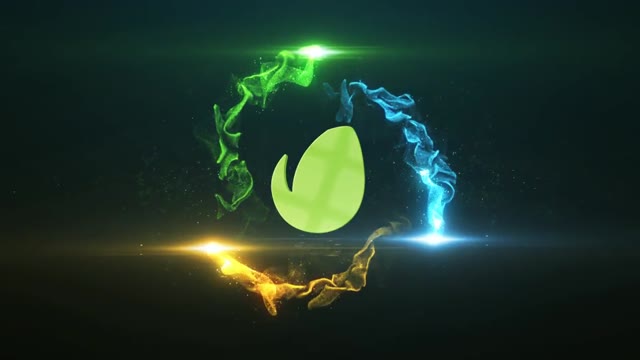 Particle Burst Logo Reveal