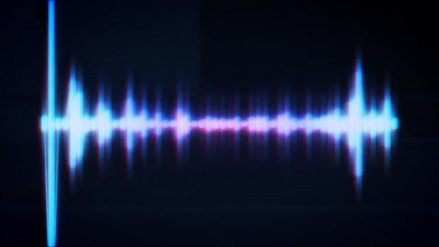 Glitch Logo Music Visualizer