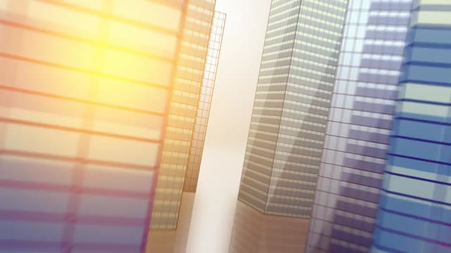 Skyscrapers Buildings Logo